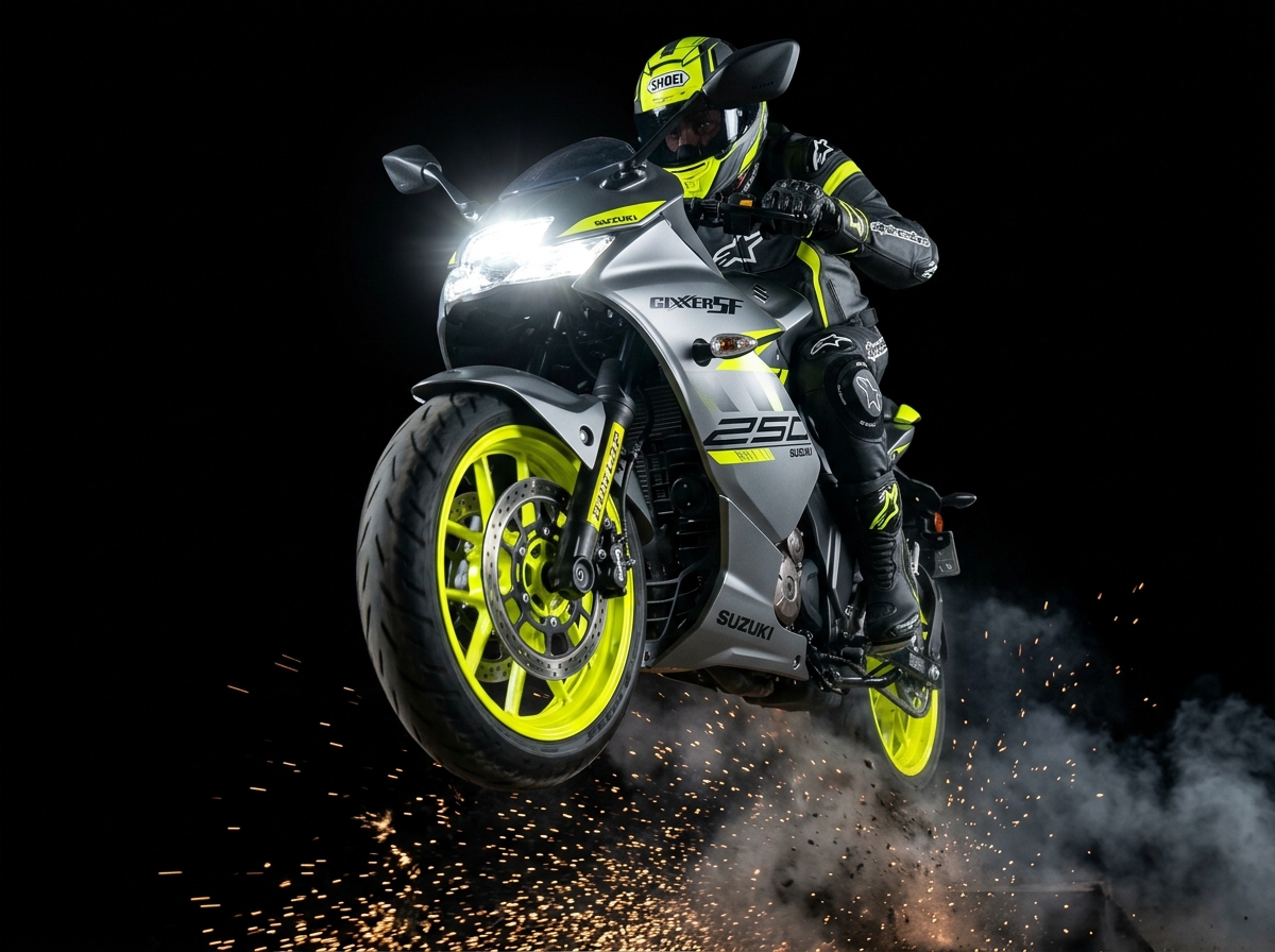 Suzuki Gixxer SF Grey Lemon